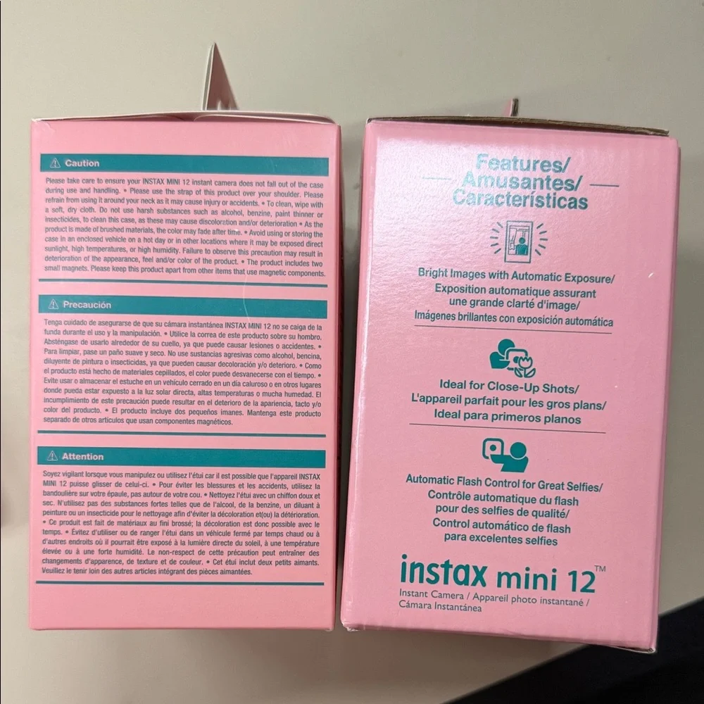 Fujifilm Instax Mini 12 Mint Green Camera with Matching Case